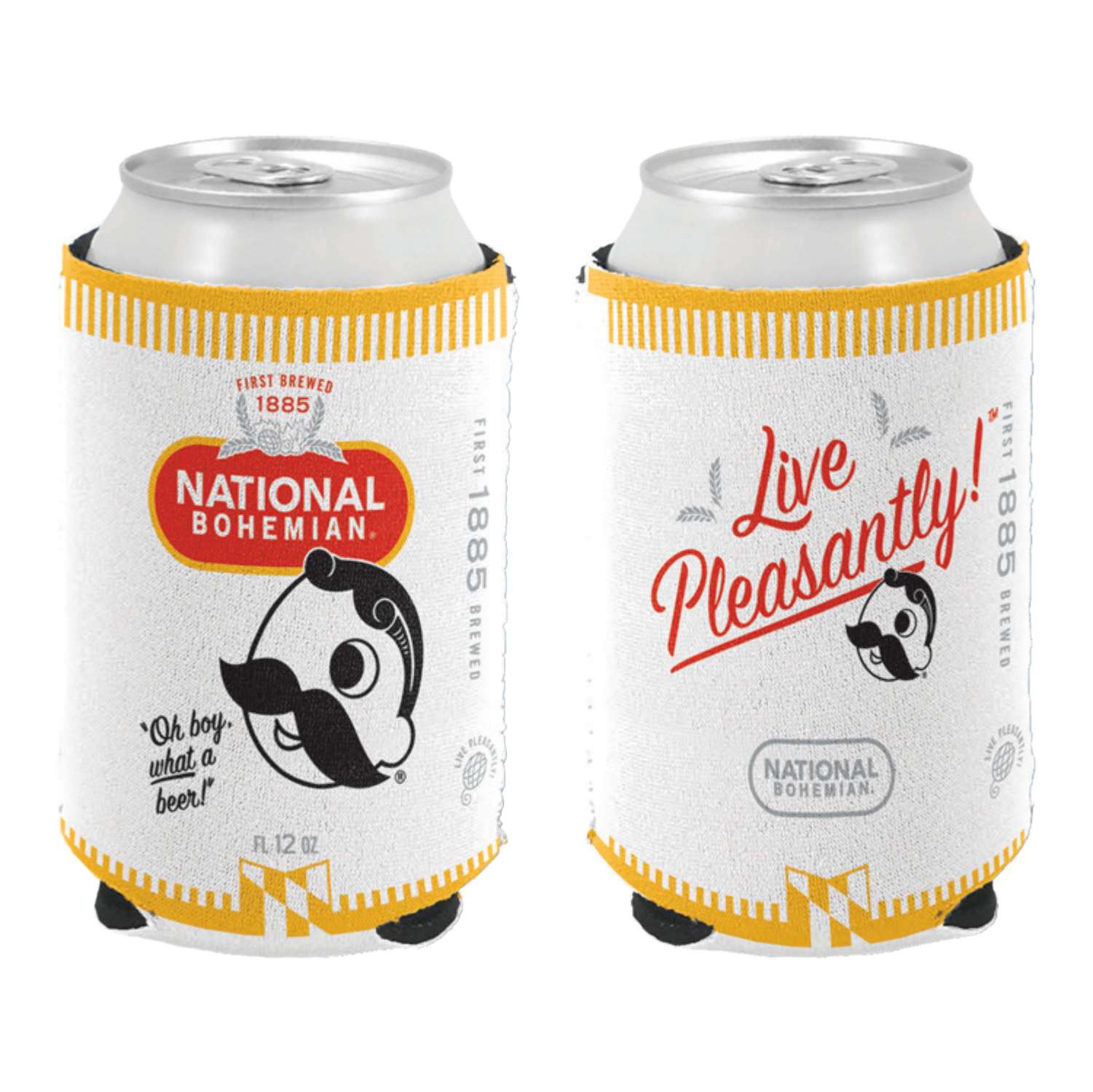 National Bohemian Logo Can Holder