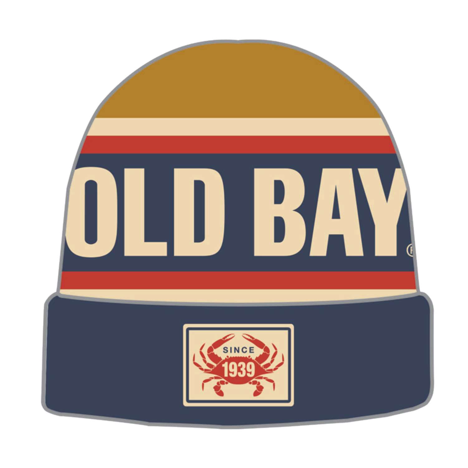 OLD BAY Vintage Stripe Beanie